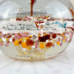 Antique 1892 Married Name Plaque Glass Paperweight | Collectible Glass