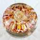Antique 1892 Married Name Plaque Glass Paperweight | Collectible Glass