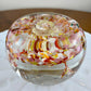 Antique 1892 Married Name Plaque Glass Paperweight | Collectible Glass