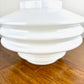 Art Deco Milk Glass Skyscraper Ceiling Shade | Glass Shade