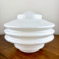 Art Deco Milk Glass Skyscraper Ceiling Shade | Glass Shade