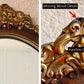 Antique June 1923 Sunburst Cut Glass Mirror
