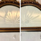Antique June 1923 Sunburst Cut Glass Mirror