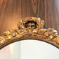 Vintage Ornate Oval Gold Wall Mirror, Vintage Hollywood Regency Mirror