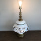 Vintage Opalescent Glass Falkenstein Style Table Lamp